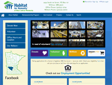 Tablet Screenshot of habitatwcm.org